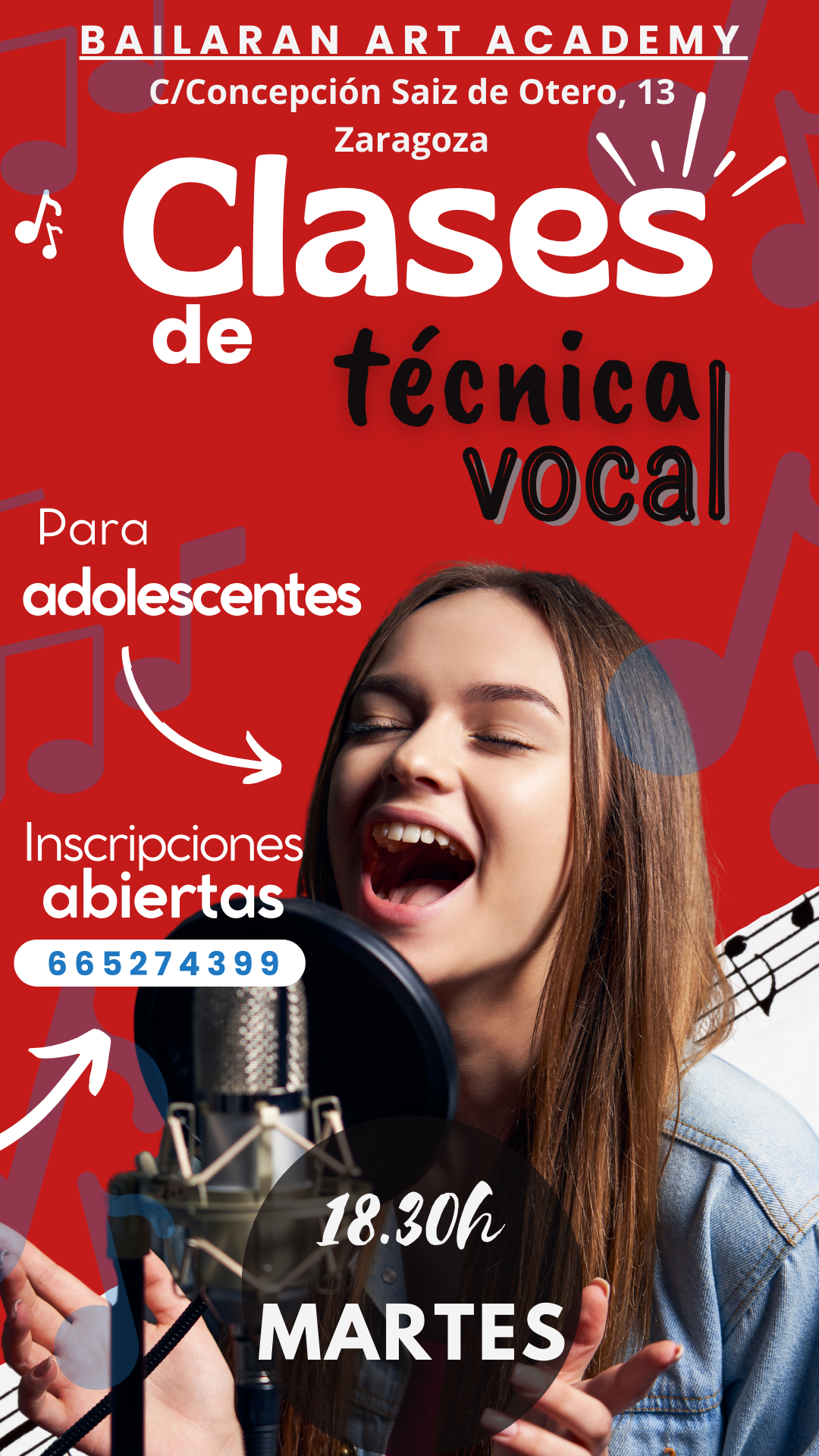 Grupo de adolescentes - Técnica vocal